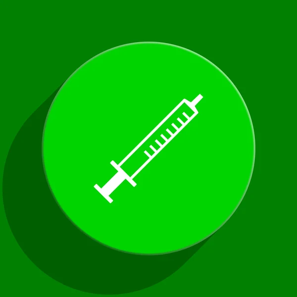 Medizin grüne flache Symbol — Stockfoto