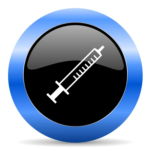 Medicine blue glossy icon — Stock Photo, Image