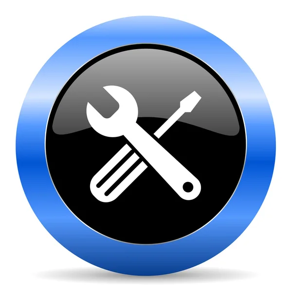 Tools blue glossy icon — Stock Photo, Image