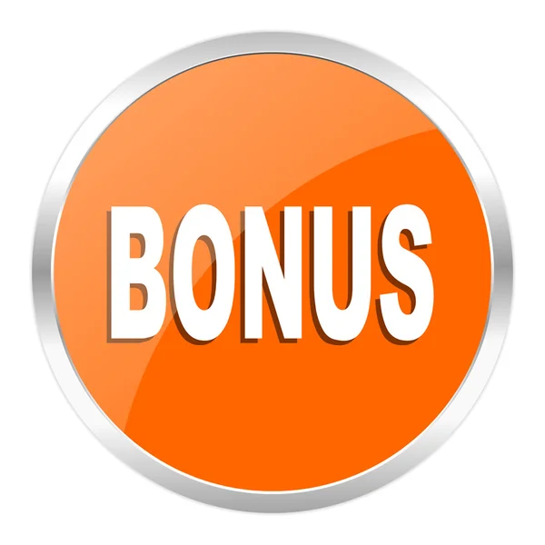 Ikona bonusu pomarańczowy — Zdjęcie stockowe