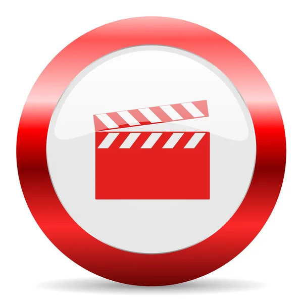 Video glossy web icon — Stock Photo, Image