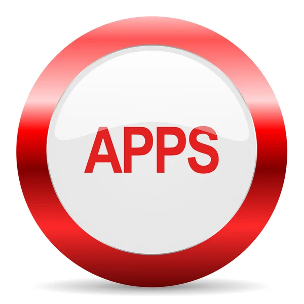 Apps glossy web icon — Stock Photo, Image