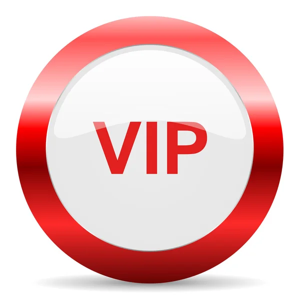Vip glossy web icon — Stock Photo, Image