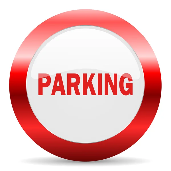 Иконка для парковки — стоковое фото