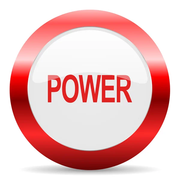 Power glossy web icon — Stock Photo, Image