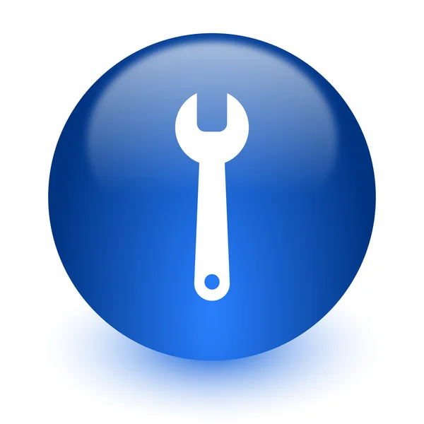 Tool computer icon on white background — Stock Photo, Image