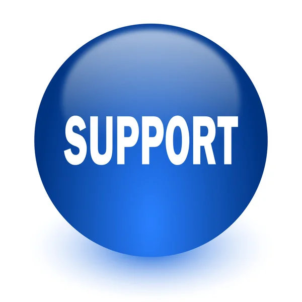 Support computer icon on white background — Stock Photo, Image