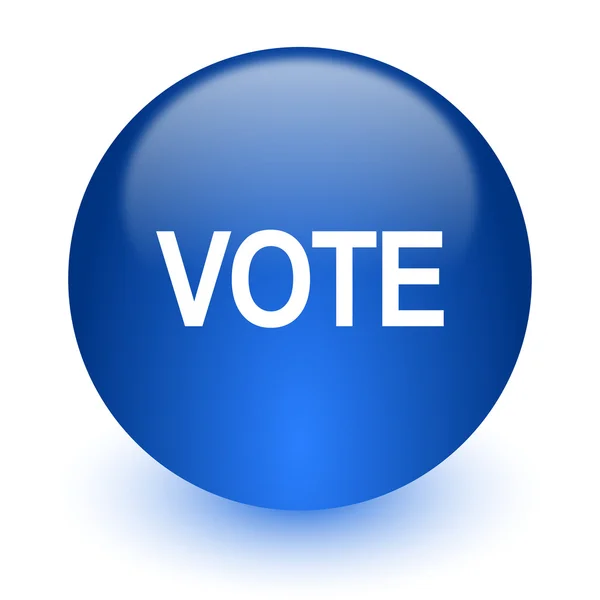 Vote computer icon on white background — Stock Photo, Image