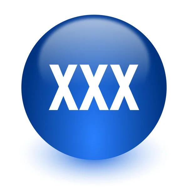 Xxx computerpictogram op witte achtergrond — Stockfoto