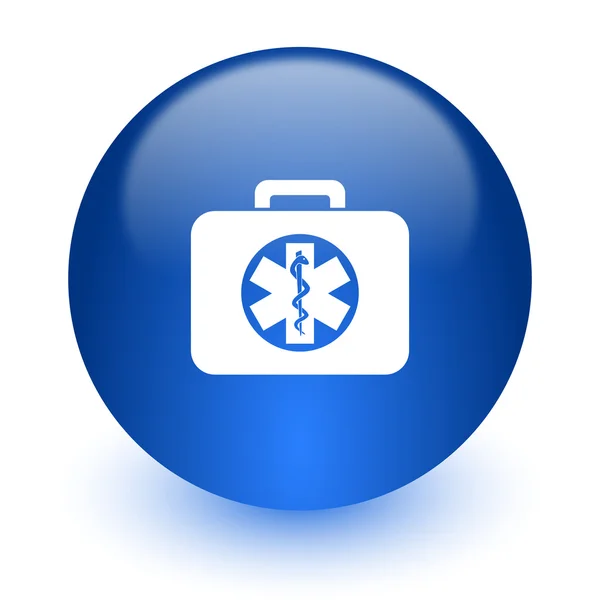 Rescue kit computer icon on white background — Stock Photo, Image