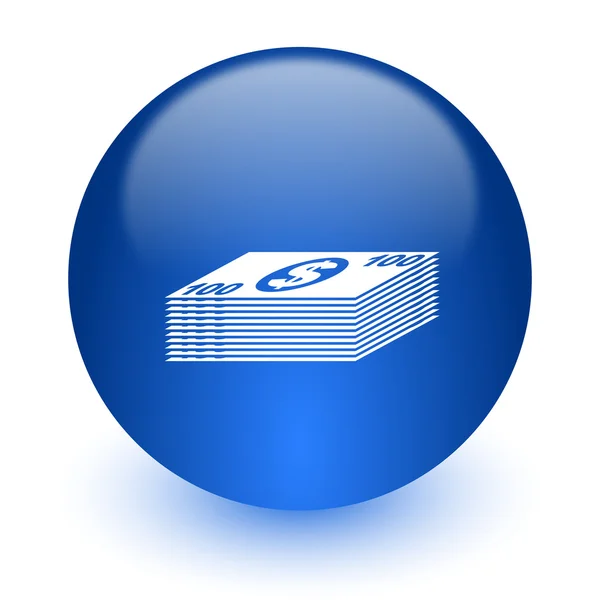 Money computer icon on white background — Stock Photo, Image