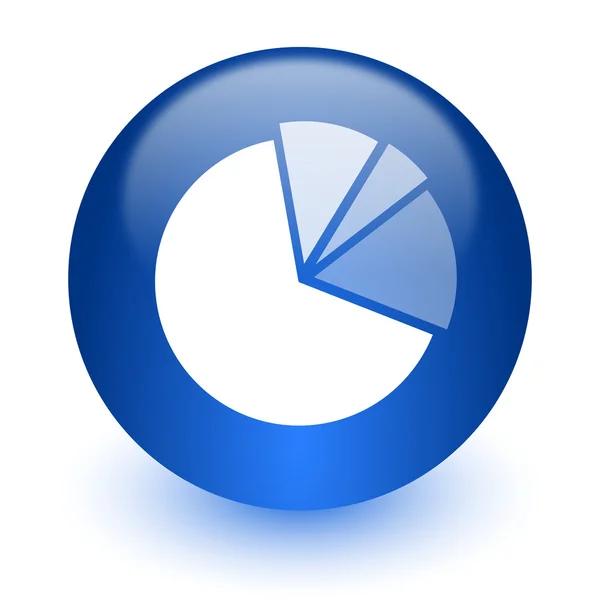 Diagrama icono de la computadora sobre fondo blanco —  Fotos de Stock