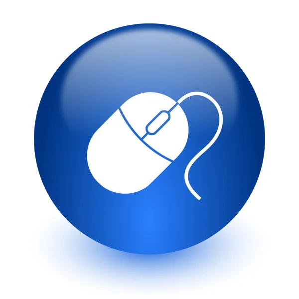 Mouse computer icon on white background — Stock Photo, Image
