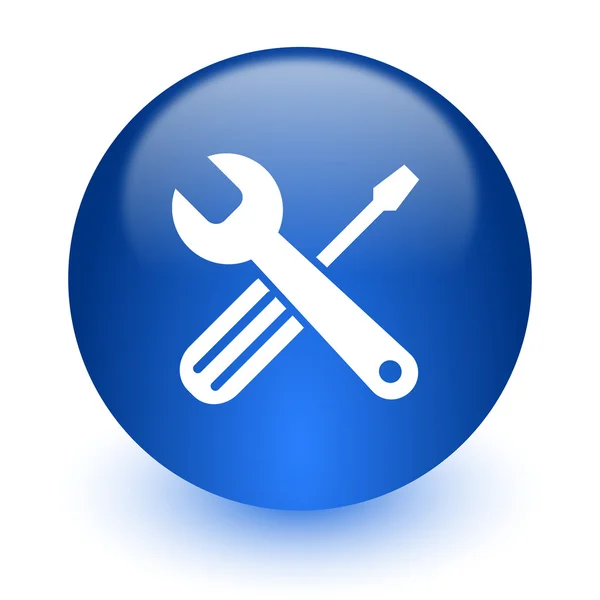 Tools computer icon on white background — Stock Photo, Image