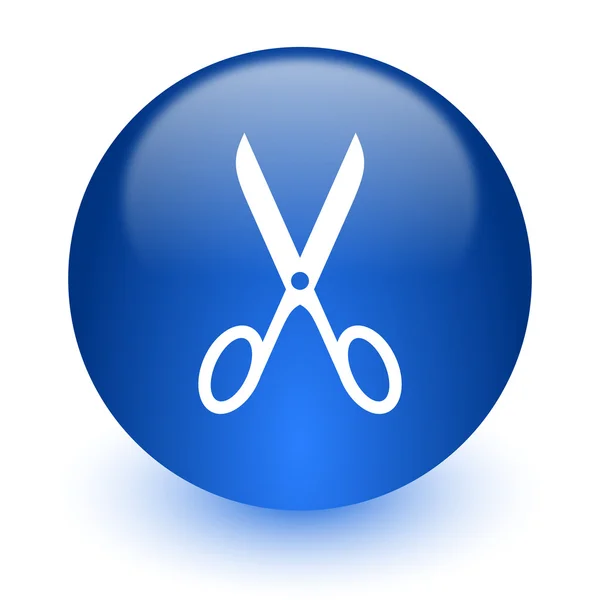 Scissors computer icon on white background — Stock Photo, Image