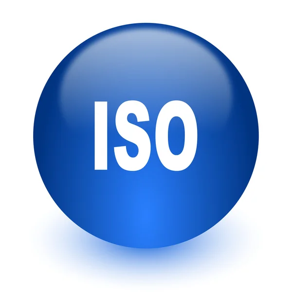 ISO datorikonen på vit bakgrund — Stockfoto