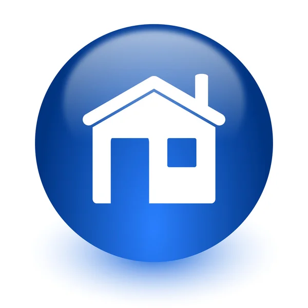 House computer icon on white background — Stock Photo, Image