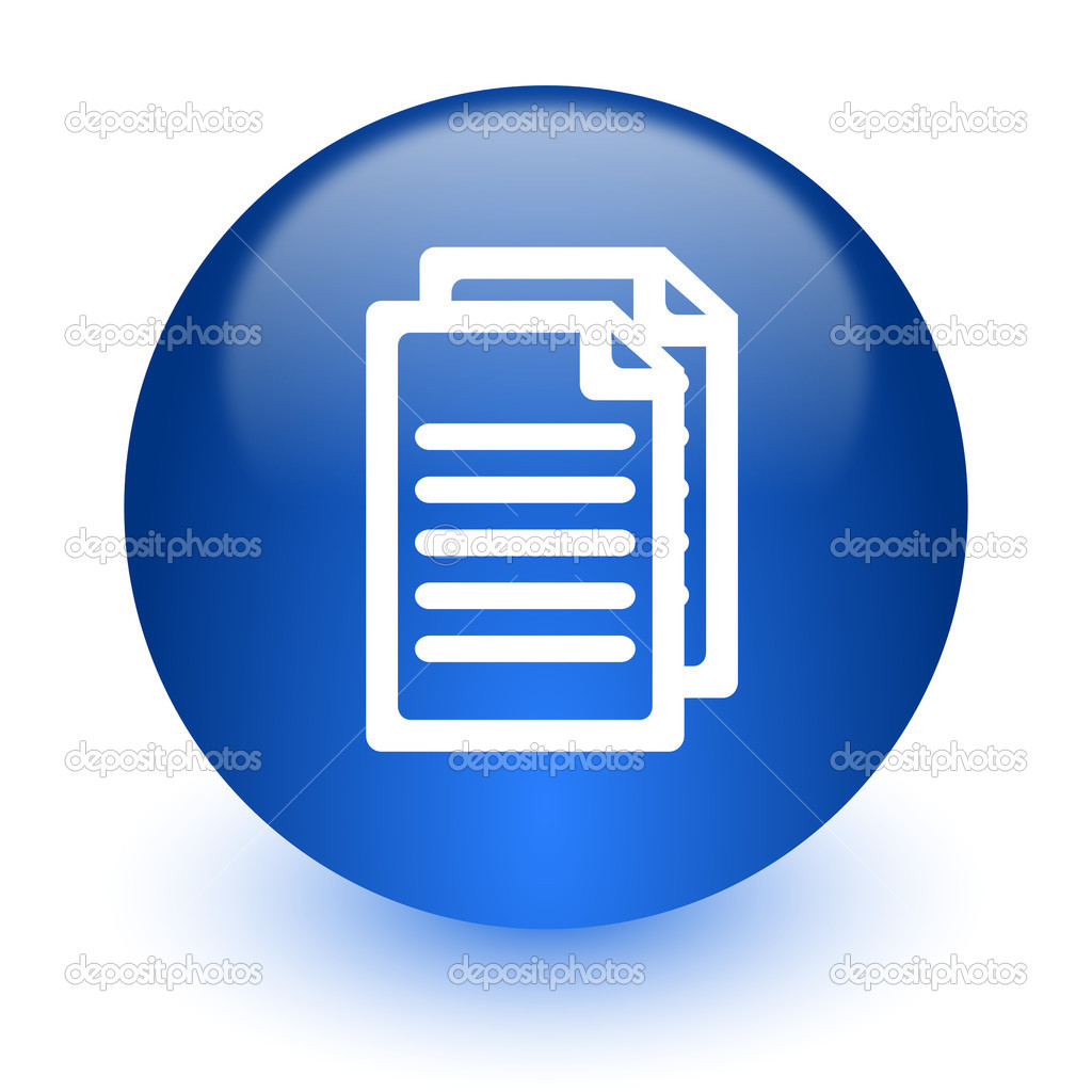Document computer icon on white background — Stock Photo © alexwhite ...