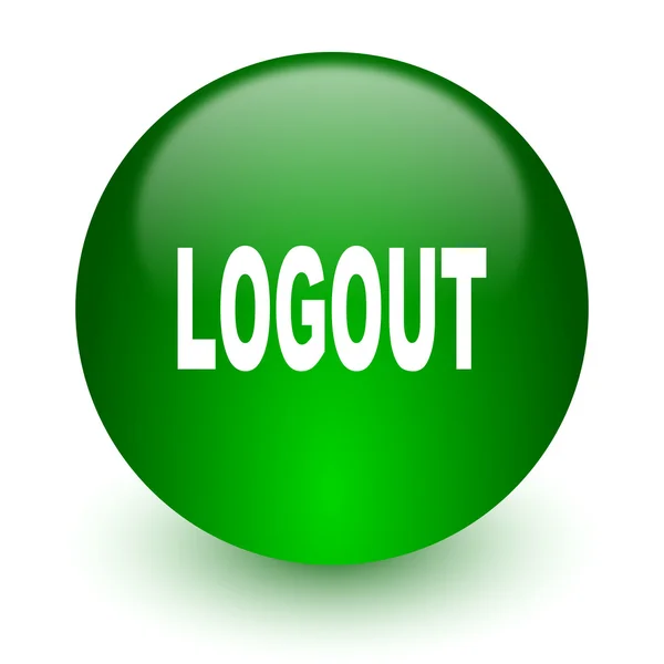 Ícone de logout — Fotografia de Stock