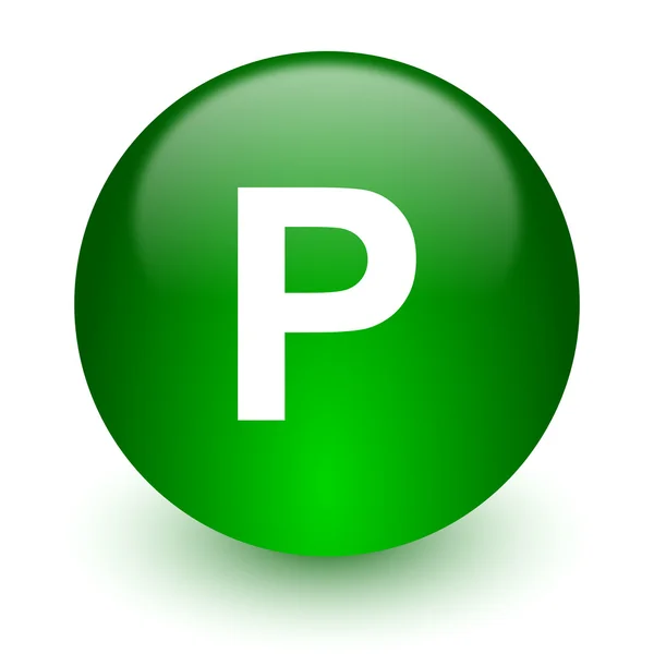 Знак парковки — стоковое фото