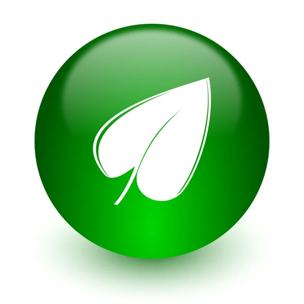 Leaf-ikonen — Stockfoto