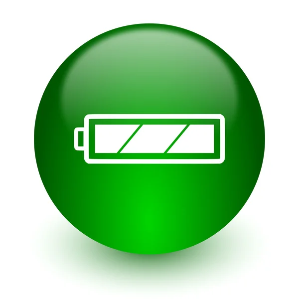 Значок батареи — стоковое фото