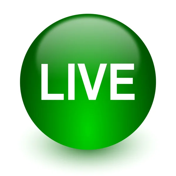 Live icon — Stock Photo, Image