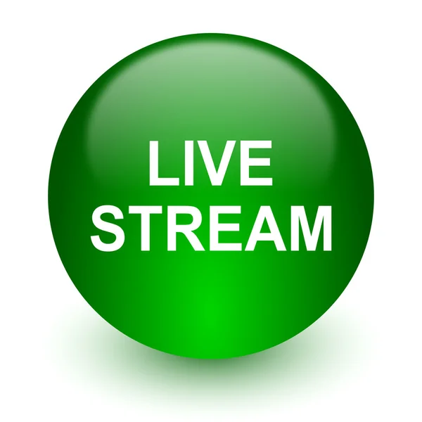 Ikona Live stream — Stock fotografie