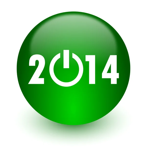 Año 2014 icono — Foto de Stock