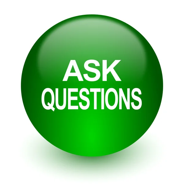 Ask questions icon — Stock Photo, Image