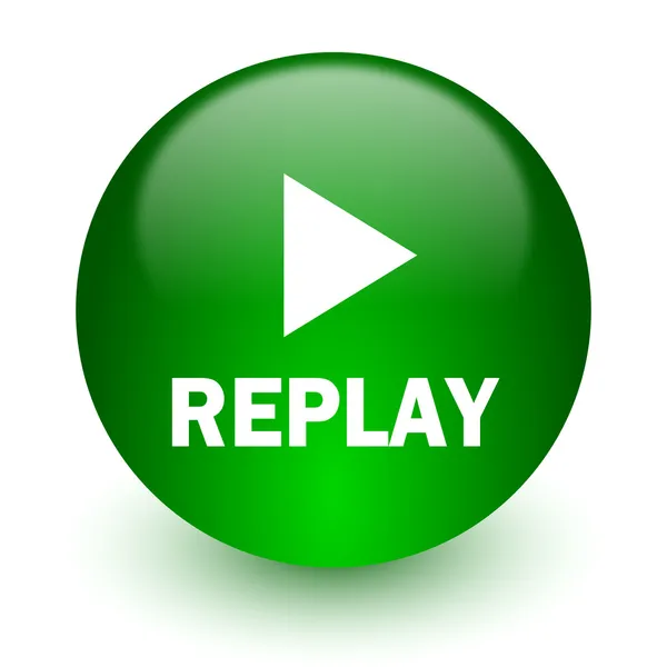 Replay icon — Stock Photo, Image