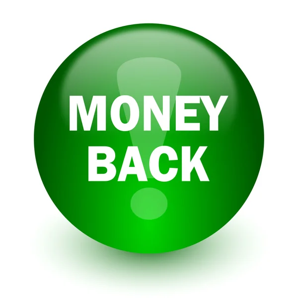 Ícone dinheiro de volta — Fotografia de Stock