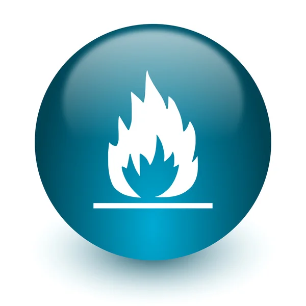 Flame icon — Stock Photo, Image