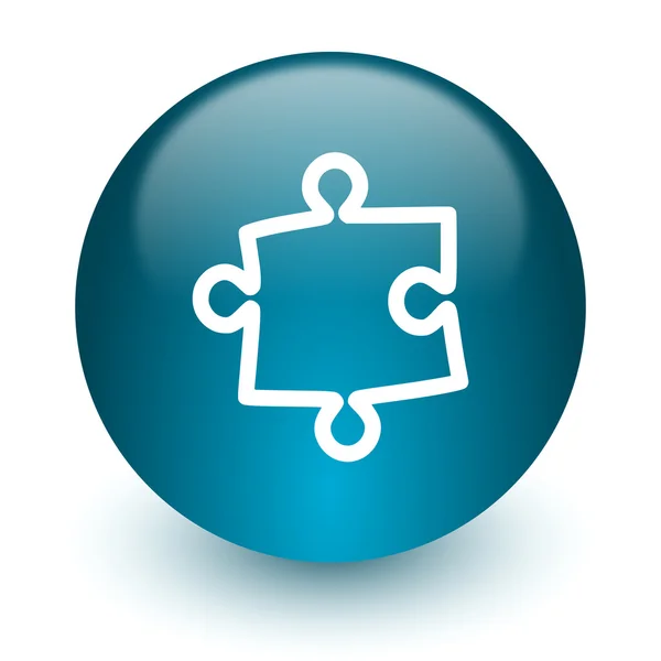 Puzzle icon — Stock Photo, Image