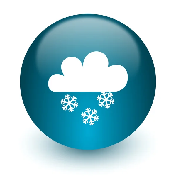 Sněží ikonu — Stock fotografie