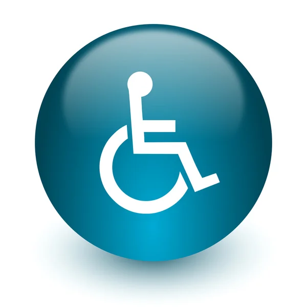 Ikone im Rollstuhl — Stockfoto