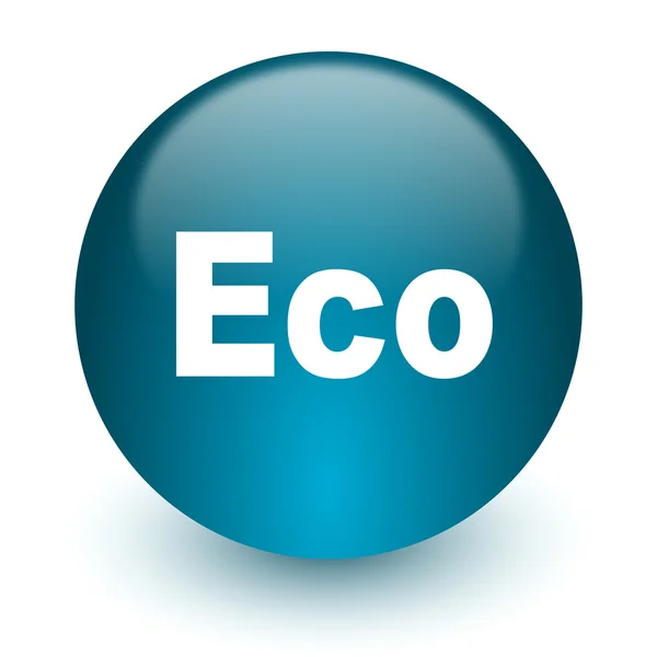 Ícone eco — Fotografia de Stock