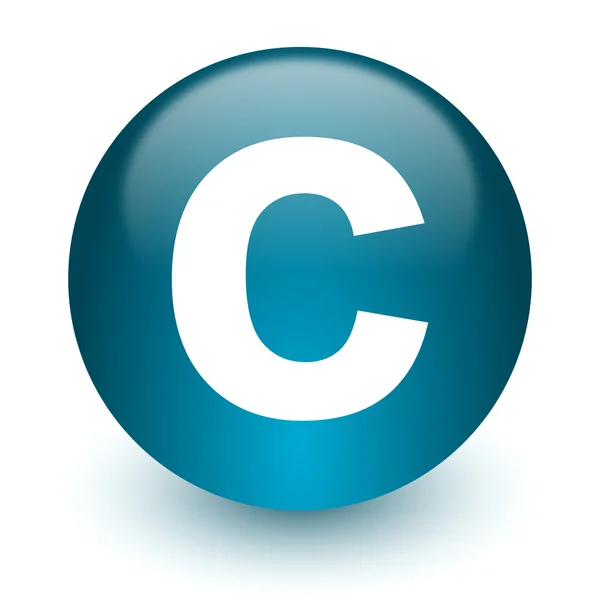 Ikona praw autorskich — Zdjęcie stockowe