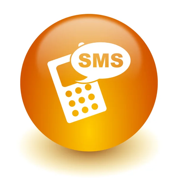 Ícone sms — Fotografia de Stock