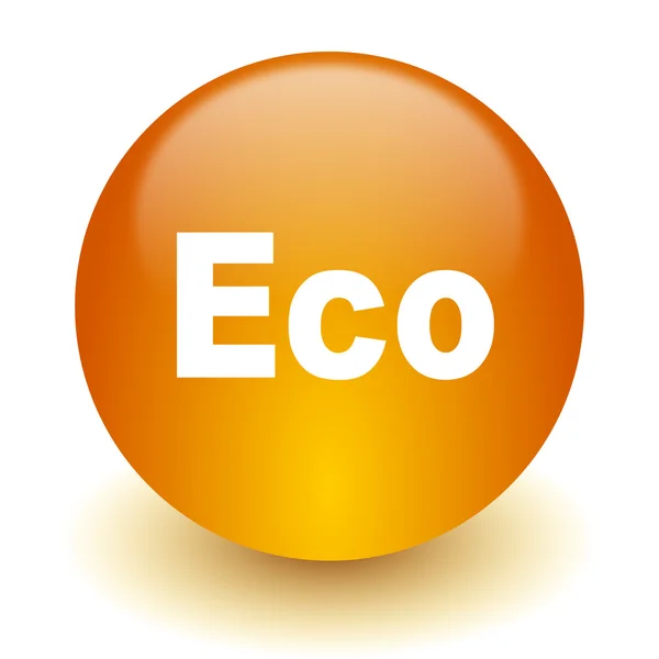 Icono ecológico — Foto de Stock