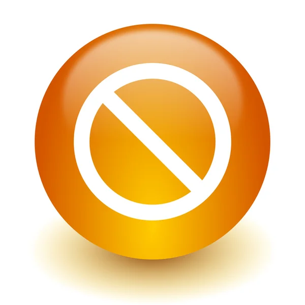 Access denied icon — Stock Photo, Image