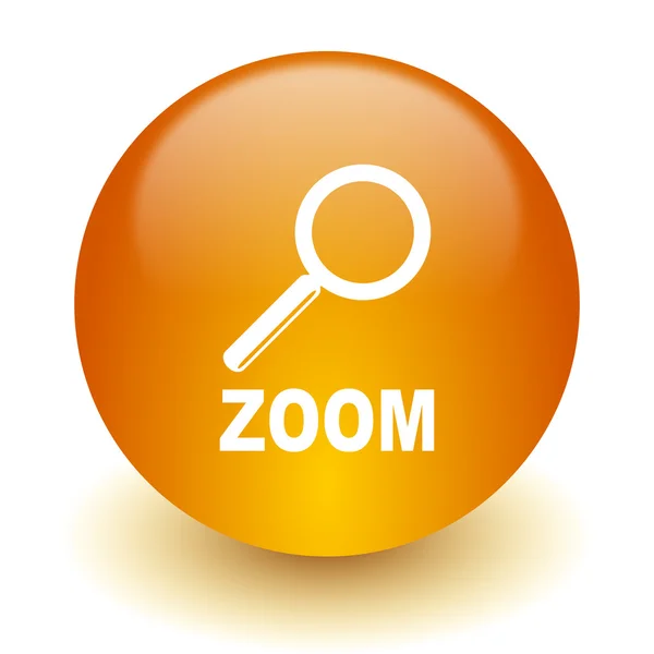 Ícone de zoom — Fotografia de Stock