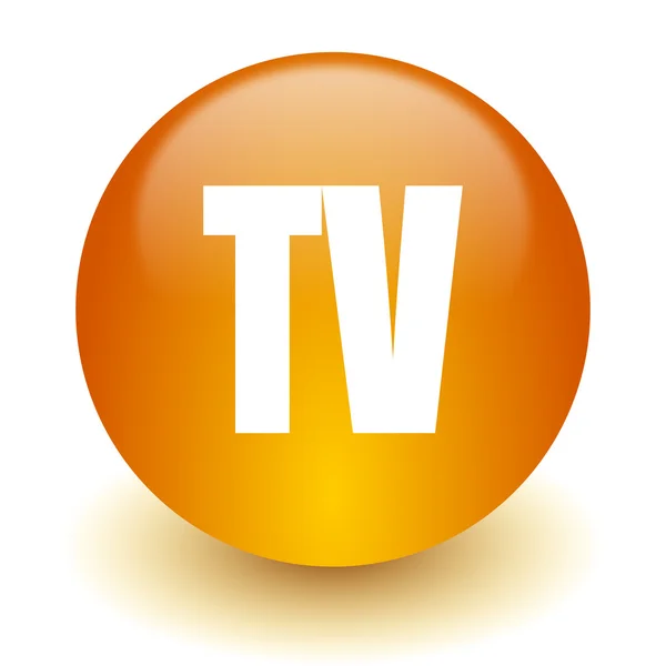 Tv icon — Stock Photo, Image