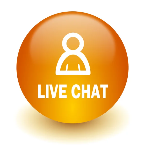 Live chat-pictogram — Stockfoto