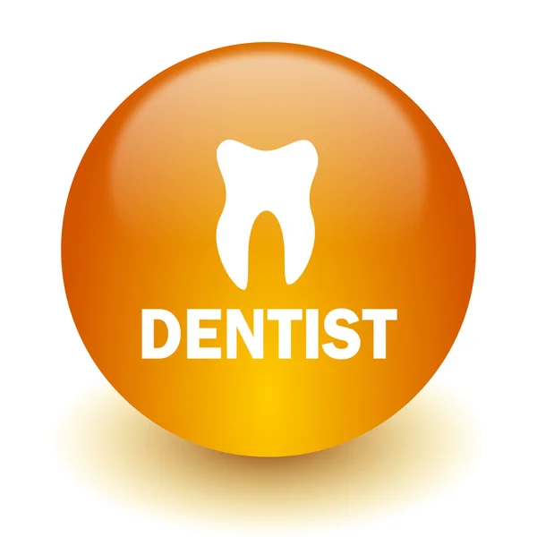 Dentysta ikona — Zdjęcie stockowe