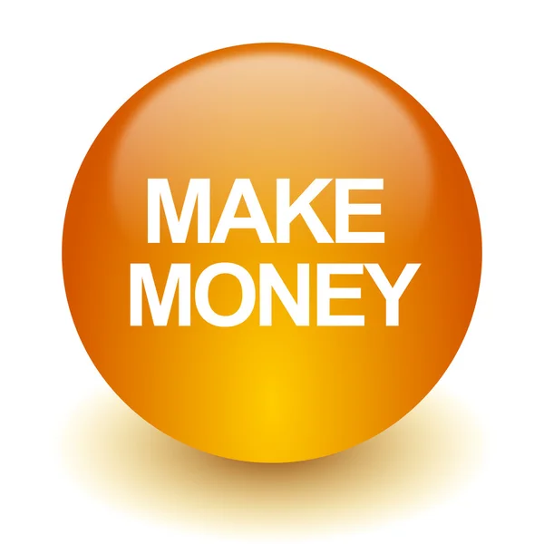 Make money icon — Stock Photo, Image