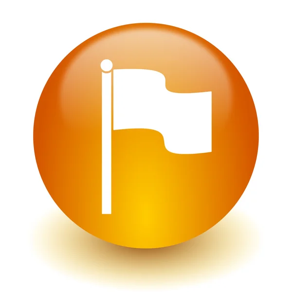 Vlag, pictogram — Stockfoto