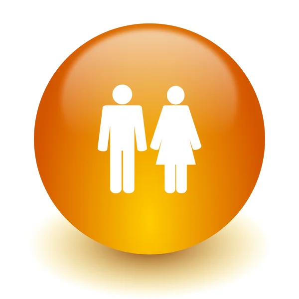 Couple icon — Stock Photo, Image