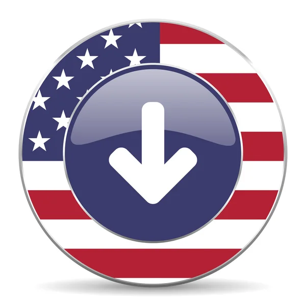 Download arrow american icon — Stock Photo, Image