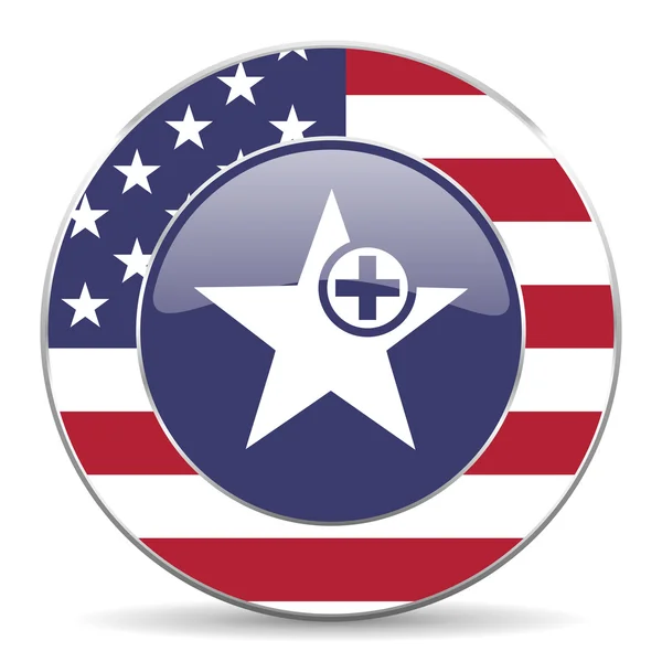 Star american icon — Stock Photo, Image